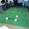 Terrain de rugby en 3x4m en tissu