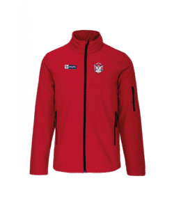 Softshell-sans-capuche-homme----Rouge