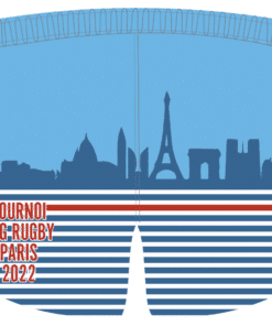 Short Paris tag rugby 2022 dos