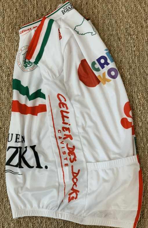 Maillot de cycliste Peer rugby côté