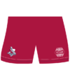 Shorts-Cougarachas-rouges-unis-face