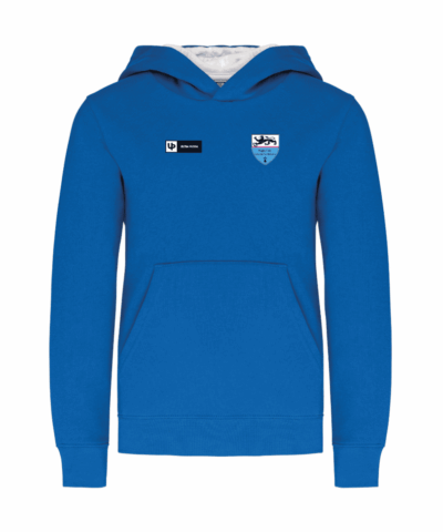 K453 Sweat capuche adulte bicolor Bleu
