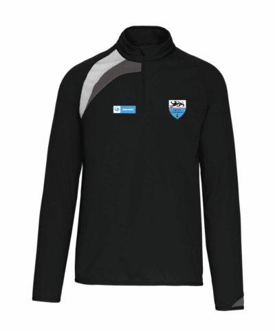 sweat d'entrainement noir Enfant RCCP by UP