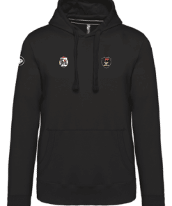 Sweat capuche Les Tigres d'Asnières XV du Tigre Rugby Asnières unisexe Noir