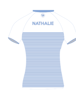 T-shirt manches courtes marinière en sublimation toucher coton verso Génération Yves du Manoir
