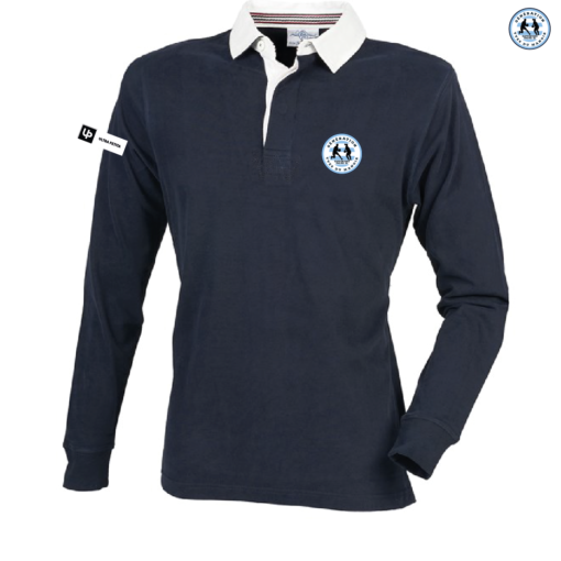 Polo de rugby coton femme marine Génération Yves du Manoir GYDM