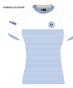 T-shirt manches courtes marinière - en sublimation toucher coton Génération Yves du Manoir GYDM - R
