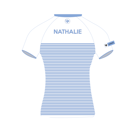T-shirt manches courtes marinière - en sublimation toucher coton Génération Yves du Manoir GYDM dos