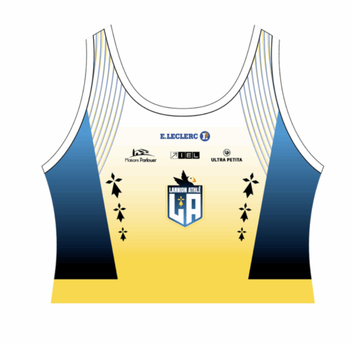 Brassiere longue sublimee femme Lannion Athletisme devant