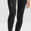 Legging noir Femme avec écusson Lannion Athlétisme
