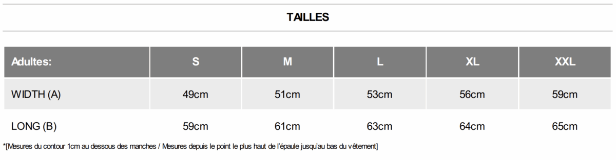 Tableau des tailles doudoune sans manches noire femme lannion athletisme Tableau des tailles doudoune sans manches noire femme lannion athletisme