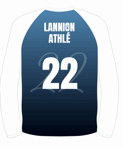 t-shirt manches longues sublime lannion athletisme derriere