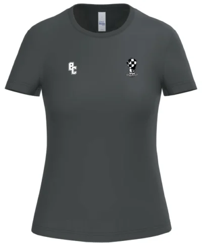 T-shirt femme coton Boutique avec écussons Chess Boxing Paris-25