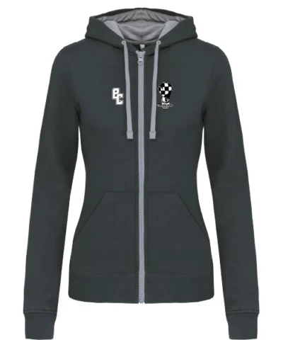 sweat zippé femme Boutique avec écussons Chess Boxing Paris-12